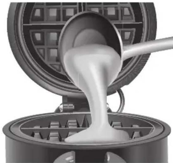 KITCHENAID Artisan 5KWB100 - Bruk av vaffeljernet - 2