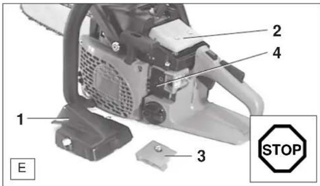MAKITA DCS4300I - Rengøring af luftfilter - 1