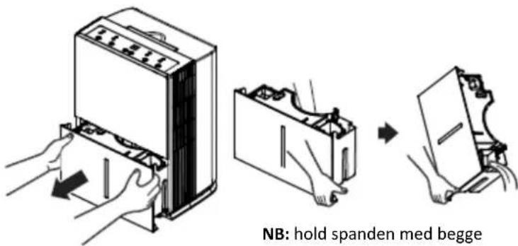 GREE GDN12AH-K4MAB1A - Sådan ernes det opsamlede vand - 2