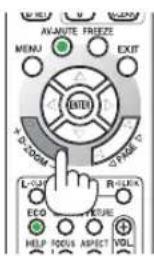 NEC P603X - Press the D-ZOOM (-) button. - 1