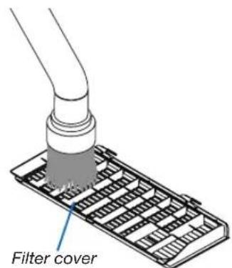 NEC P603X - Pick the center of the filter unit for pulling it out. - 3