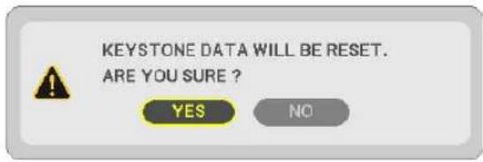 NEC P603X - Move the cursor onto YES using either ◀ or ▶ button and then press the ENTER. - 1