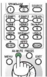 NEC P603X - ① Turning off the Image and Sound - 1