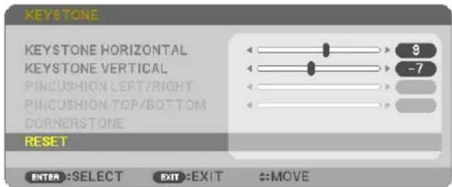 NEC P603X - Align the left (or right) side of the screen with the left (or right) side of the projected image. - 4