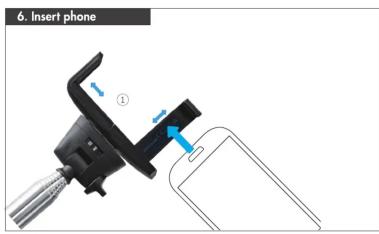 6. Insert phone