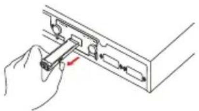 Planet MTB-LA40 - 4-3 Remove the SFP/SFP+/XFP Transceiver Module - 1