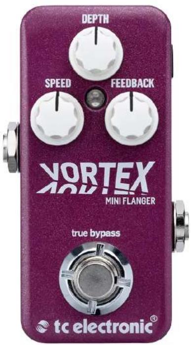 DEPTH SPEED FEEDBACK VORTEX MINI FLANGER true bypass tc electronic®