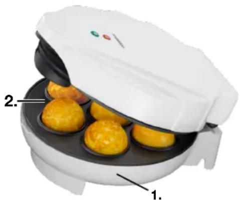 Melissa 16250016 - DIE WICHTIGSTEN TEILE DES GERÄTES - 1