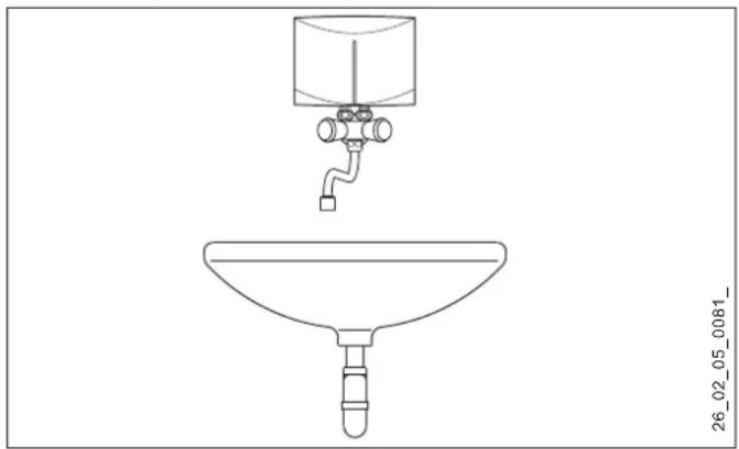 AEG MTH 350 - Oversink installation, non-pressurised, with non-pressurised tap - 1