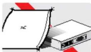Allied Telesis AT-RG613TX - Do not cover air vents - 1