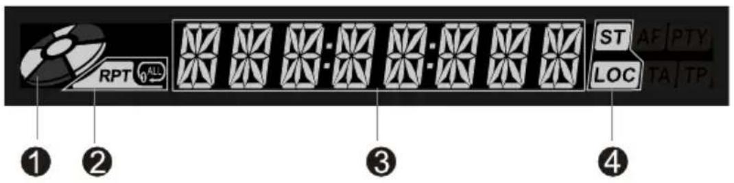 Macrom M-DVD6555R - Auxiliary LCD - 1