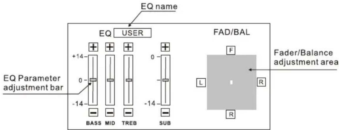 Macrom M-DVD6555R - Enter EQ setup mode - 1