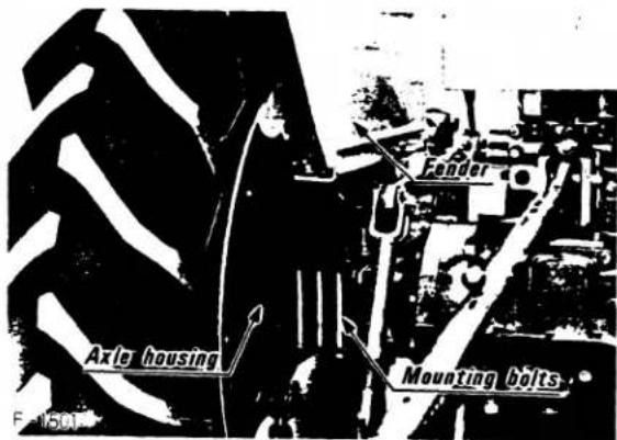 Fender Axle housing Mounting bolts E-1501