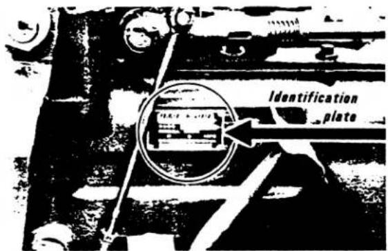 Identification plate