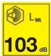 Biltema RS 1400 - SYMBOLER PÅ MASKINEN - 11