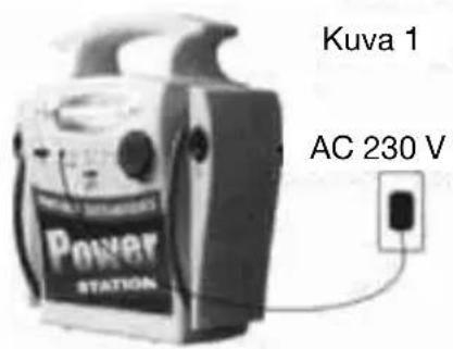 Biltema 37-902 - LATAAMINEN 230 VOLTIN VERKKOVIRRALLA MUUNTAJAN (7) AVULLA - 1