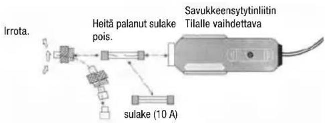 Biltema 37-902 - VOLTIN LATAUSJOHDON PISTOKKEEN SULAKKEEN VAIHTAMINEN - 1