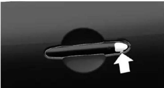 Close-up of a curved object with a white arrow pointing to its end, against a dark gradient background (no text or symbols)