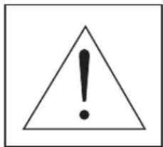 Warning symbol image with exclamation mark inside a triangle