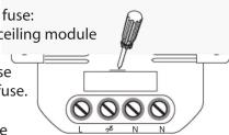 Home Easy HE-204 - Changing Fuse: - 1