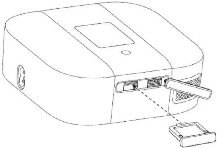 PHILIPS HH1510 - Brug af mikroSD-kortet - 2