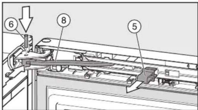 MIELE KWNS 28462 E - - Dørlukningsdæmper monteres - 2