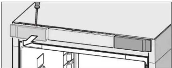 MIELE KWNS 28462 E - Monteringstrin på køle-/fryseskabenes fronter - 2