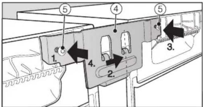 MIELE KWNS 28462 E - Monteringstrin på køle-/fryseskabenes bagsider - 1