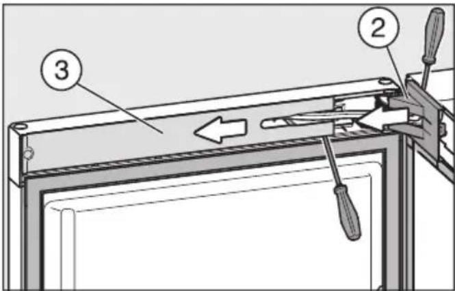 MIELE KWNS 28462 E - De øverste afdækninger tages af - 2