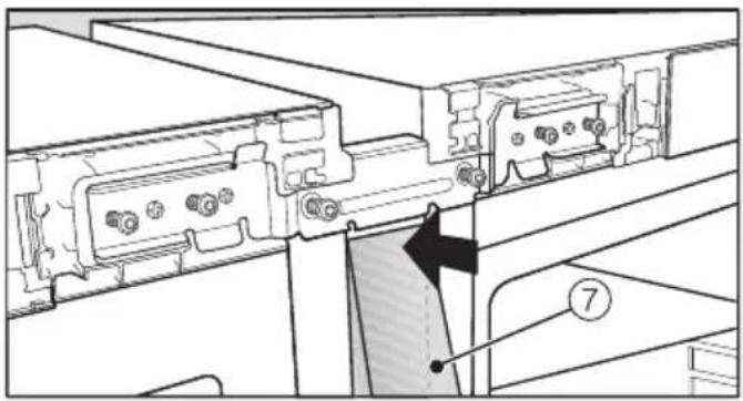 MIELE KWNS 28462 E - Yderligere monteringstrin på køle-/fryseskabenes fronter - 2