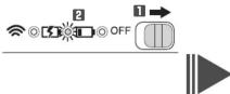 Elecom TK-FBP068ISV4 - 電源を ON にする - 1
