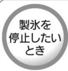 製氷を 停止したい とき
