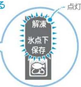 点灯 解冻 冰点下 保存
