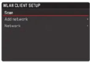 LEICA Q 'Snow' - WLAN CLIENT SETUP - 1