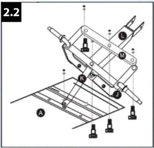 Gardenline Garden Utility Cart RP-ALGE-M - Hardware utilizado - 4