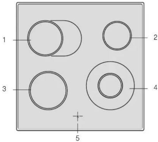 BOSCH HCA744221U - Keittoalue - 1