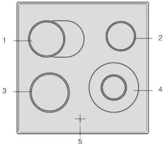 BOSCH HCA744221U - Madlavningsområde - 1