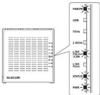 Elecom WAB-S600-PS - 本製品と設定用パソコンが正しく接続されたかを確認します。 - 1