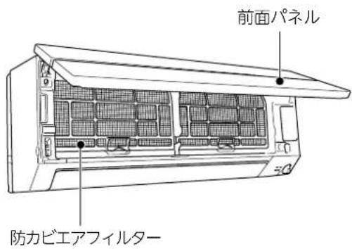 前面パネル 防力ビエアフィルター