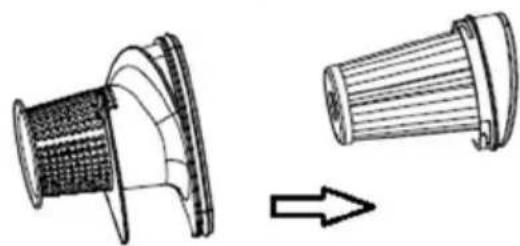 GORENJE SVC144FW - Dust cup and filter system cleaning - 3