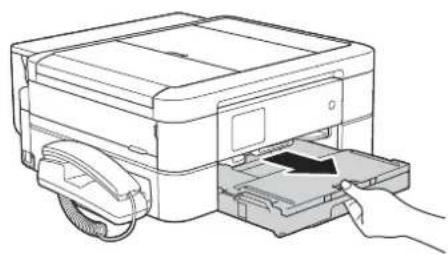 BROTHER MFC-J997DN - 用紙トレイを引き出す - 1