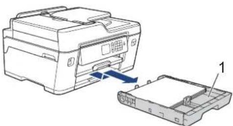 BROTHER MFC-J6580CDW - 用紙トレイ 1（1）を矢印のように引き出す - 1