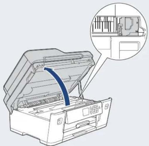 BROTHER MFC-J6580CDW - 内部に残っている用紙（1）をゆっくり引き抜く - 3