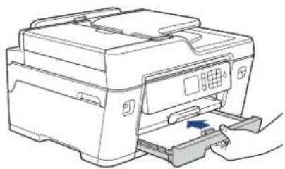 BROTHER MFC-J6580CDW - 用紙がトレイ内側の▽マーク（1）を超えていないことを確認する - 2