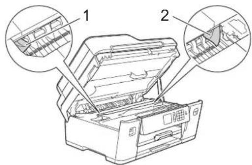 BROTHER MFC-J6580CDW - 内部に残っている用紙（1）をゆっくり引き抜く - 2