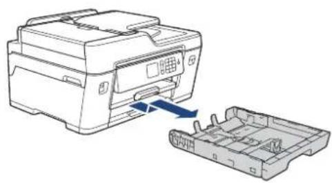 BROTHER MFC-J6580CDW - 用紙トレイ 1 を矢印のように引き出す - 1