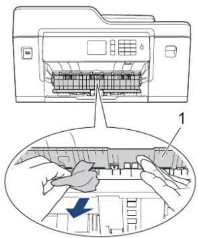 BROTHER MFC-J6580CDW - トレイの挿入口に残っている用紙 (1) をゆっくり引き抜く - 2