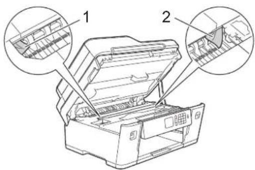 BROTHER MFC-J6580CDW - 内部に残っている用紙（1）をゆっくり引き抜く - 2