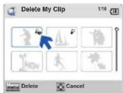 SAMSUNG HMX-W300YP - Delete My Clip - 3