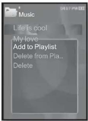 SAMSUNG YP-S3JQB - OPRETTELSE AF EN SPILLELISTE PÅ DIN MP3-AFSPILLER - 1